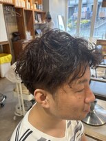 アメラボ(AmeLab)&nbsp;名古屋天白区梅ヶ丘30～50代大人メンズパーマボリュームアップ
