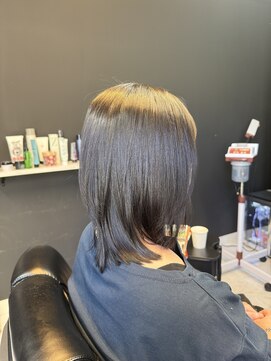 ゴースト(GHOST) ナチュラルレイヤー/ストレート/酸熱トリートメント