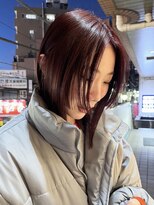 ボコカ(bococa) 【Vicky指名】ワインレッド 姫カットレイヤー