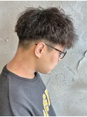 メンズマッシュツイストスパイラルパーマ群馬高崎眉毛