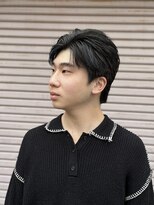 メンズカット バイ ソイクフ(メンズカット by SOY-KUFU)&nbsp;20代30代40代流行ツーブロック刈り上げスーツ黒髪