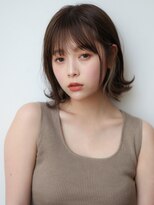 マイラ 銀座(myla) 小顔ミニ外ハネボブイメチェンワイドバング美髪ホワイトブロンド