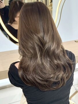 エジョン 八幡山店(Aejon) ブリーチなしカラー/くすみベージュ/マロンベージュ/調布/八幡山