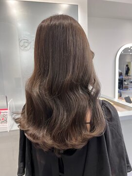 ジーナ 船橋(Zina) 髪質改善*ロングレイヤーグレーベージュ*美髪【Zina船橋】