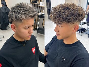 アリープパロット(ALEAP parrot)の写真/男性スタイリスト多数在籍！初めてのメンズパーマ/カラー/ブリーチもお任せ◎スタイリングも簡単に決まる♪