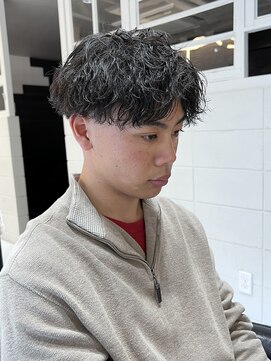髪屋 紬 メンズ/メンズパーマ/メンズカット/波巻きパーマ
