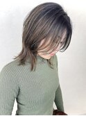 レイヤー似合わせカット　ハイライトカラー　
