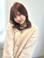 アンニュ(annuy)&nbsp;ミディアムレイヤー 顔周りカット 透明感カラー 髪質改善 20代