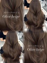 アマトウキョウスマートサロン(AMA TOKYO×Smart Salon)&nbsp;韓国ヘア　透明感　オリーブベージュ