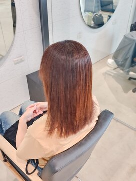 ビーヒアナウ N゜03 金沢駅西店(BE HERE NOW) 美髪矯正/髪質改善縮毛矯正/ミディアム/艶髪/ストレート