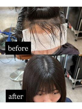 ティダスマイル 吉祥寺店(tida smile) 前髪割れ癖改善パーマ/クロスパーマ