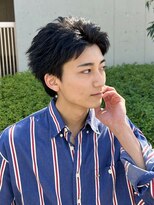 クロト(Clotho) スパイキーショート/ツイストスパイラル波巻きメンズウルフ