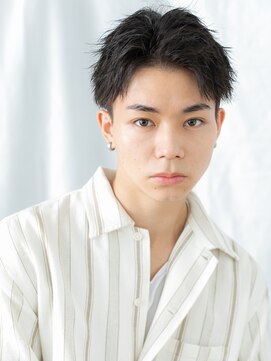 モッズヘア メン 仙台愛子駅前店(mod's hair men) アップバング無造作ツーブロックショート清潔感スーツa仙台愛子