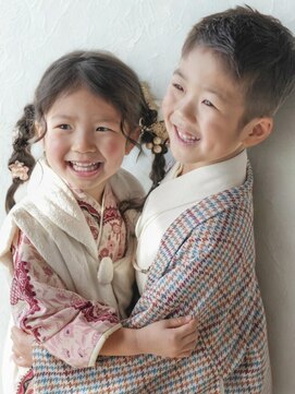 七五三　ヘアセット＆3歳　5歳　着付　［所沢］