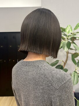 ジアン バイ ミルボン NU茶屋町+(GIEN by milbon) 丸くならないボブ/切りっぱなし/似合わせボブ/梅田ボブ/吉岡美音