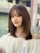 コート 表参道(Cote)&nbsp;レイヤーカット/顔まわり/ハッシュカット/ミディアムレイヤー