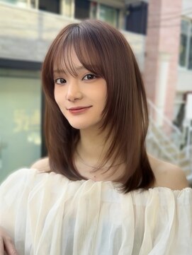 コート 表参道(Cote) レイヤーカット/顔まわり/ハッシュカット/ミディアムレイヤー