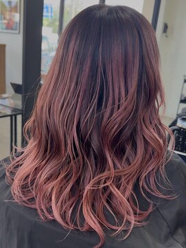 ウィリーベル 沖縄(WILLIE BELLE) くすみピンク/チェリーピンク/グラデーションカラー/髪質改善