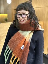 パークホワイト 代官山(PARK White)&nbsp;ニュアンスパーマウルフレイヤーハッシュカットココアブラウン