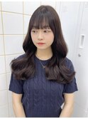 【thisis】ラベンダーブラウン/韓国風/レイヤーカット