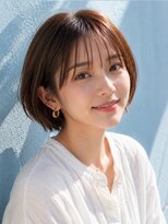 ユニット 蕨西口店(UNIT)&nbsp;ショートボブ髪型20代30代40代50代丸顔面長蕨