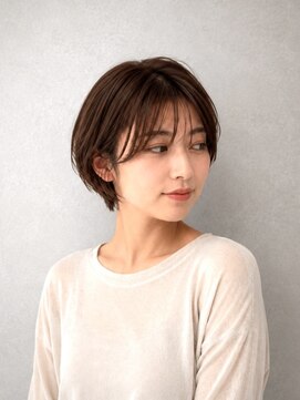 アイシー 関内(ICY) (ICY土屋)ショートヘアショートボブ前髪なし長めショート