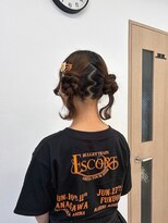 シュエット 横浜関内店(Chouette)&nbsp;ツイン団子アレンジ