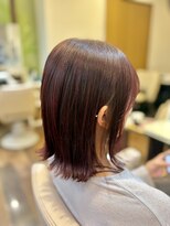 オリーブ 南森町店(Olive) 【鈴木】秋にぴったり!ツヤ感ボルドー×外はねボブ