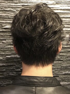 ヒロギンザ 田町店(HIRO GINZA) ツーブロ七三ゆる癖スタイル 田町/三田/床屋/理容室/メンズヘア