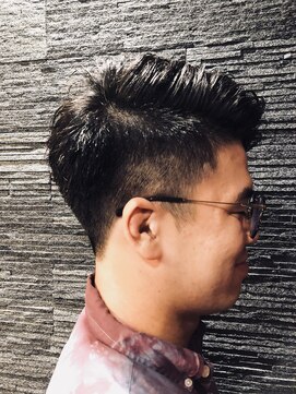 ヒロギンザ 浜松町店(HIRO GINZA) 震災狩り風ツーブロック 【理容室\メンズ/浜松町】