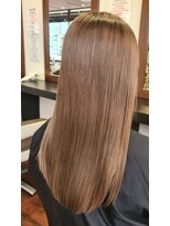 ヘアーメイク ディスプレイ(DISPLAY)&nbsp;ペールベージュストレート☆