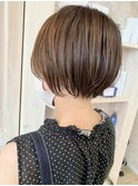 福山市美容室Caary 人気 ガーリー丸みショート