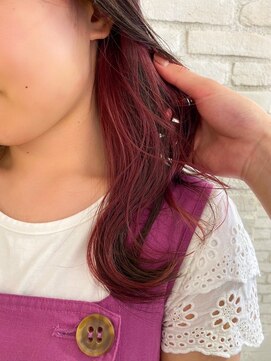 ロンド ルージュ 銀座店(Lond rouge) Lond rouge【インナーカラー】レッド