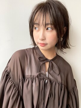 モリオ フロム ロンドン サッポロファクトリー店(morio FROM LONDON) 【morio】札幌ボブ 大人かわいいシースルーバング外ハネボブ