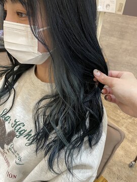 メール(mer) ディープブルー×ライトブルー
