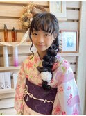 発表会♪ お子様ヘア 結婚式 お呼ばれ　着付け
