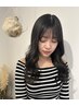 【ツヤツヤ前髪】前髪縮毛矯正＋前髪カット＋カラー＋ケアトリートメント