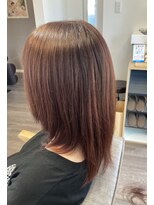 ベル ヘアアンドヘッドスパ(Belle Hair&Head spa)&nbsp;ウルフカット×チェリーレッド