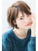 ヘアストーリー リズム(hair story r ism)&nbsp;ルーズ・フェミニンショート♪グレージュカラー♪