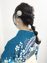 シアー(sheer) 《sheer /氏家》＃ロープ編み＃編み下ろしアレンジ＃卒業式
