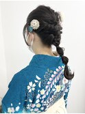 《sheer /氏家》#ロープ編み#編み下ろしアレンジ#卒業式