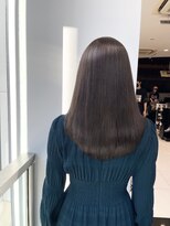 キュア 表参道(CURE)&nbsp;黒髪/グレージュカラー/ココアベージュ/ヘルシーロング[表参道]