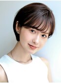 黒髪/グレーベージュ/レイヤーロング/前髪パーマ/所沢ハイライト