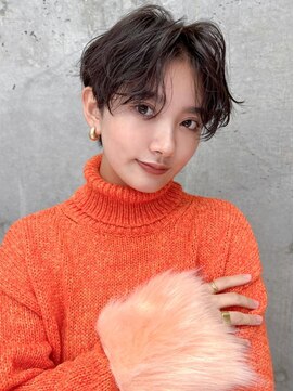 オーブ ヘアー ジン 松阪店(AUBE HAIR jin) 20代・30代_くせ毛風パーマショート