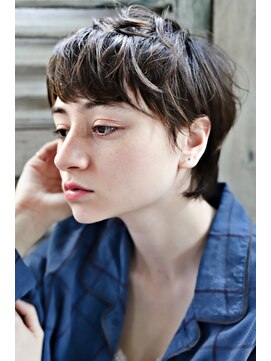 ソウ アオヤマ(SO aoyama) 無造作パーマ ハンサムベリーショート