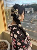 卒業式ヘアセット