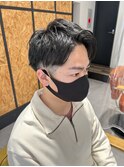 メンズショート*刈り上げアップバング