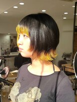 バイエイト(X８) ウルフボブ＆エンドカラー＆フェイスフレーミング　『小川』