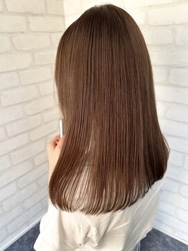 ルノン(LUNON) 柔らかベージュ/髪質改善ストレート/ブリーチ無し/熊本美容室