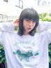 カット+オーガニックカラー（リタッチ）￥6,000-